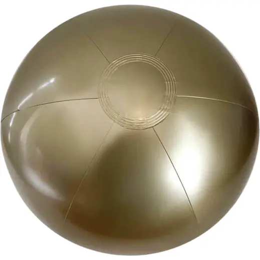 40cm Solid Colour Beach Ball Gold